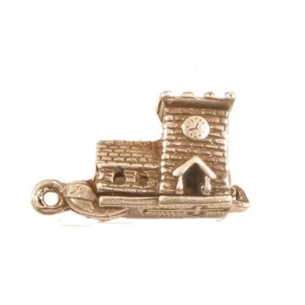 Vintage love charm!! Sterling Silver‎ Church Wedding articulated charm